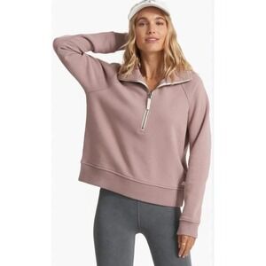 Vuori | Restore Quarter Zip Sweatshirt Pullover in Umber | Sz M